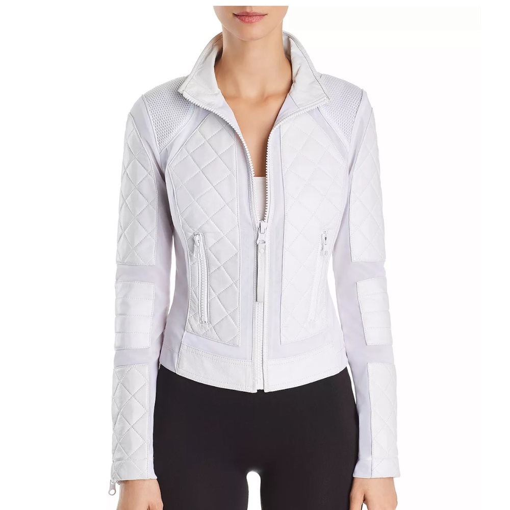 Blanc Noir Classic Moto Jacket